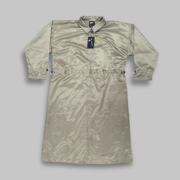 Nike Jackets & Blazers - Nike Women’s Long Utility Coat - Oversized Fit, Taupe Green - Size Small